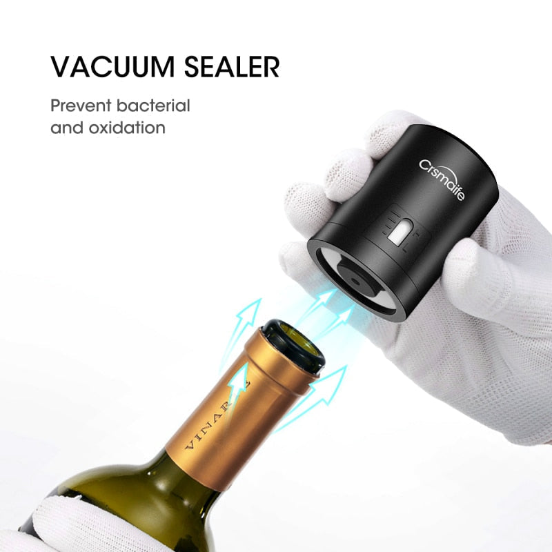 Vacuum Wine Bottle Stopper Vacuum | HomeHarborz